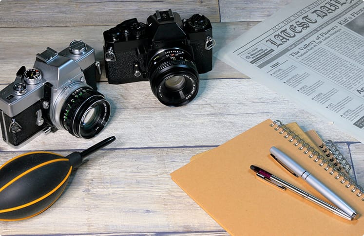 撮影の技術も取得できる！イメージ